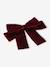 Haarspeld met grote fluwelen / velours strik rood - vertbaudet enfant 