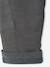 Pantalon bébé coupe battle en velours doublé anthracite+kaki - vertbaudet enfant 