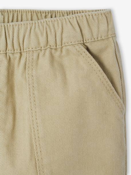 Ensemble bébé sweat-shirt imprimé + pantalon en sergé kaki - vertbaudet enfant 