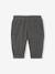Pantalon bébé coupe battle en velours doublé anthracite+kaki - vertbaudet enfant 