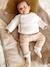 Pantalon naissance molleton imprimé Beige chiné AOP baleine+BEIGE FONCE IMPRIME+camel+rose - vertbaudet enfant 