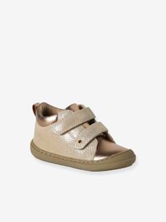 Chaussures-Chaussures fille 23-38-Bottes-Bottillons scratchés cuir souple bébé premiers pas