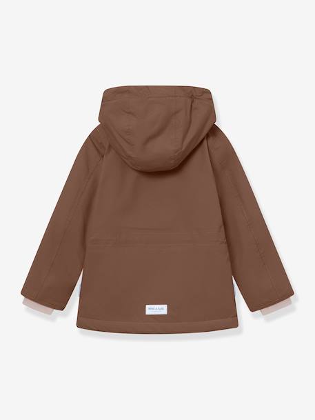 Veste d'hiver avec doublure polaire MATADYANKO Garçons MINI A TURE bleu grisé+marron - vertbaudet enfant 