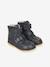 Boots d'hiver TERRY enfants Bundgaard pieds larges noir+rose pâle - vertbaudet enfant 