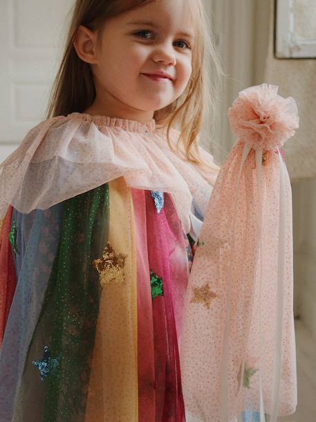 Costume arc-en-ciel à paillettes beige - vertbaudet enfant 