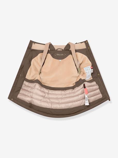 Veste d'hiver avec doublure polaire MATKASTORIO Garçons MINI A TURE bleu foncé+kaki - vertbaudet enfant 