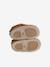 Chaussons élastiqués fourrés en cuir souple bébé lot marron - vertbaudet enfant 