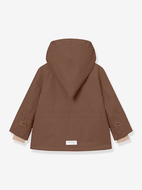 Veste d'hiver avec doublure polaire MATWANG enfants MINI A TURE bleu foncé+bordeaux+marron+prune+rose poudré+vert sauge - vertbaudet enfant 