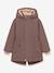Veste d'hiver avec doublure polaire MATVIKANIA fille MINI A TURE bleu foncé+prune - vertbaudet enfant 