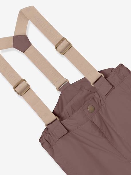 Pantalon de neige MATWITTE enfants MINI A TURE bleu foncé+noir+prune - vertbaudet enfant 