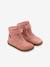 Bottes d'hiver BROOKLYN enfants Bundgaard pieds très larges blush+noir+olive - vertbaudet enfant 