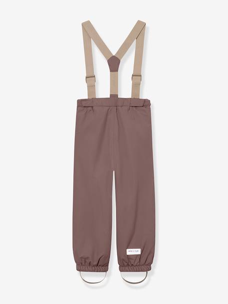 Pantalon de neige MATWILAS enfants MINI A TURE beige+bleu foncé+bleu grisé+marron+prune - vertbaudet enfant 