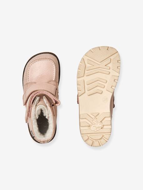 Winter boots TERRY kinderen BUNDGAARD brede voeten lichtroze+zwart - vertbaudet enfant 