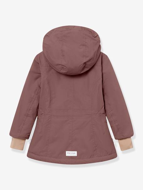 Veste d'hiver MATVELAJA fille MINI A TURE bleu foncé+prune - vertbaudet enfant 