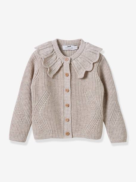 Babyvestje van wol CYRILLUS beige - vertbaudet enfant 