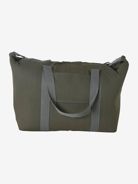 Sac à langer week-end MALAGA kaki+MARINE GRISE+sauge - vertbaudet enfant 