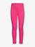 Thermoleggings voor meisjes HAPPY GIRLS Basic antraciet+gemêleerd grijs+grenadine+marineblauw+roze (poederkleur)+snoepjesroze+zwart - vertbaudet enfant 