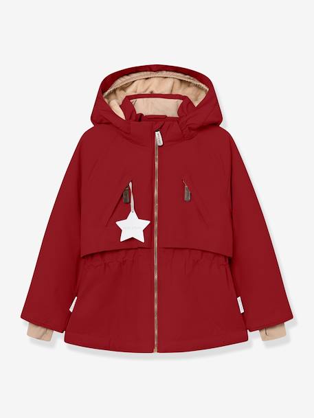 Veste d'hiver avec doublure polaire MATALGEANA fille MINI A TURE beige+bordeaux - vertbaudet enfant 