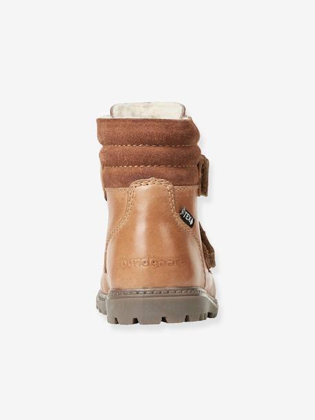 Bottines à doublure chaude TOKKER enfants Bundgaard pieds larges caramel+noir+olive - vertbaudet enfant 