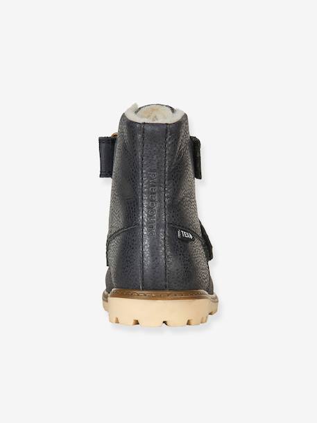 Boots d'hiver TERRY enfants Bundgaard pieds larges noir+rose pâle - vertbaudet enfant 