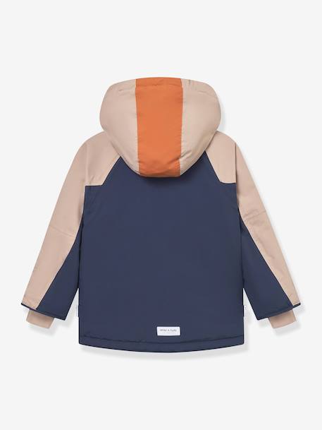 Veste de ski avec doublure polaire MATVALONSO enfants MINI A TURE bleu foncé - vertbaudet enfant 