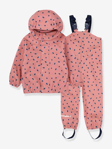 Veste de pluie & pantalon de pluie CALI enfants Bundgaard blush+écru - vertbaudet enfant 