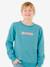 Tropic Daze sweater met ronde hals voor kinderen RIP CURL hemelsblauw - vertbaudet enfant 