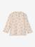 T-shirt bébé imprimé manches longues beige chiné+vieux rose - vertbaudet enfant 