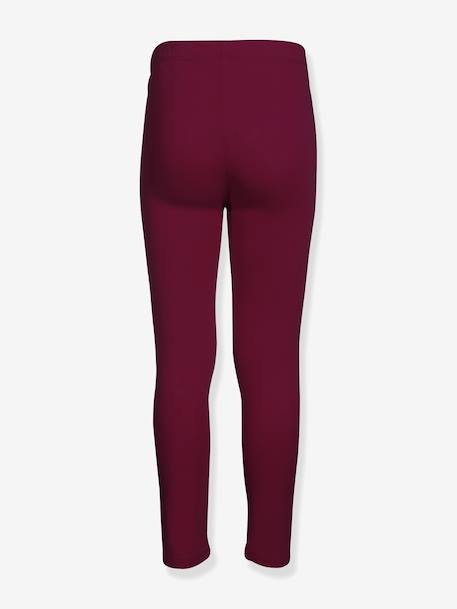 Thermoleggings voor meisjes HAPPY GIRLS Basic antraciet+gemêleerd grijs+grenadine+marineblauw+roze (poederkleur)+snoepjesroze+zwart - vertbaudet enfant 