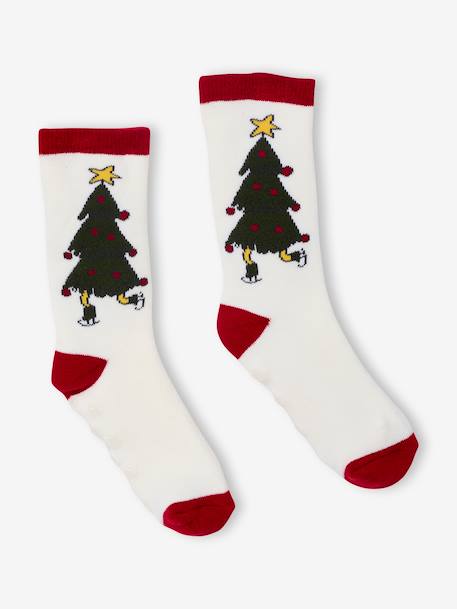 Kerst pyjamaset voor jongens met lange mouwen dennen - vertbaudet enfant 