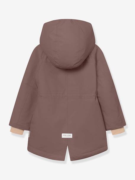 Veste d'hiver avec doublure polaire MATVIKANIA fille MINI A TURE bleu foncé+prune - vertbaudet enfant 