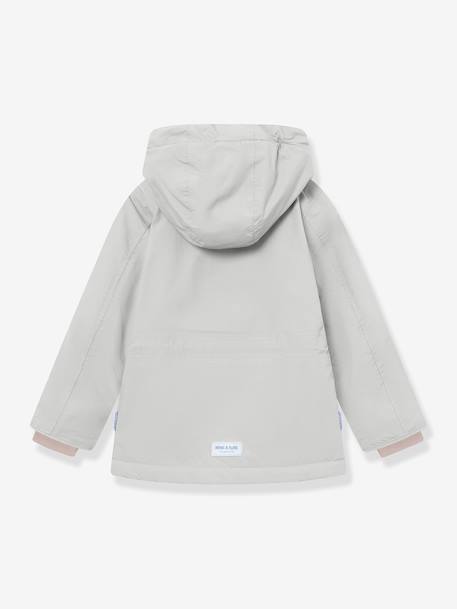 Veste d'hiver avec doublure polaire MATADYANKO Garçons MINI A TURE bleu grisé+marron - vertbaudet enfant 