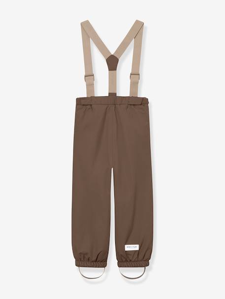 Pantalon de neige MATWILAS enfants MINI A TURE beige+bleu foncé+bleu grisé+marron+prune - vertbaudet enfant 