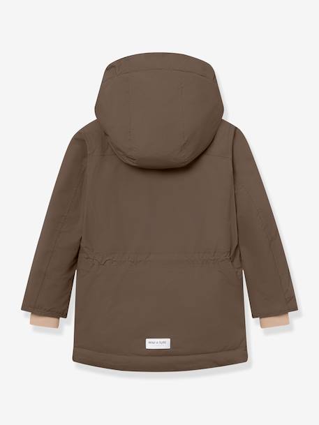 Veste d'hiver avec doublure polaire MATKASTORIO Garçons MINI A TURE bleu foncé+kaki - vertbaudet enfant 