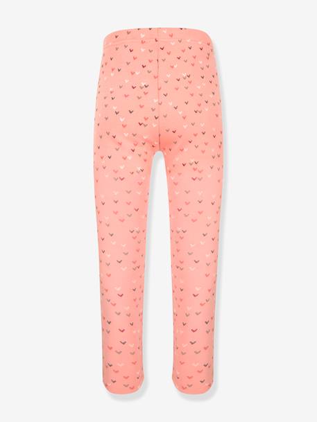 Leggings thermiques Happy Girls filles Coeurs grenadine+gris chiné+marine+rose poudré - vertbaudet enfant 