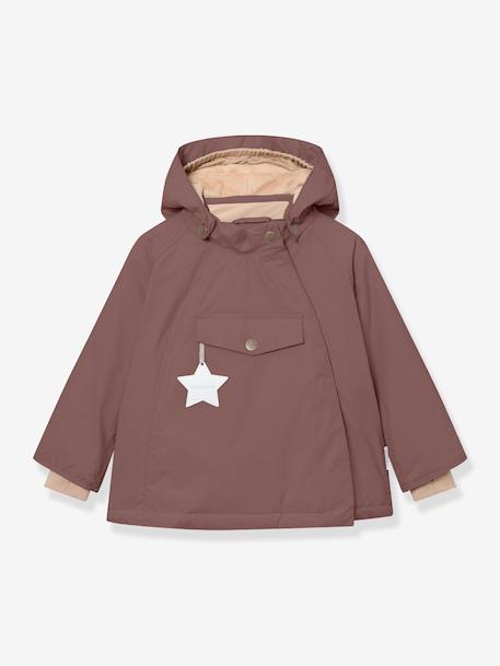 Veste d'hiver avec doublure polaire MATWANG enfants MINI A TURE bleu foncé+bordeaux+marron+prune+rose poudré+vert sauge - vertbaudet enfant 