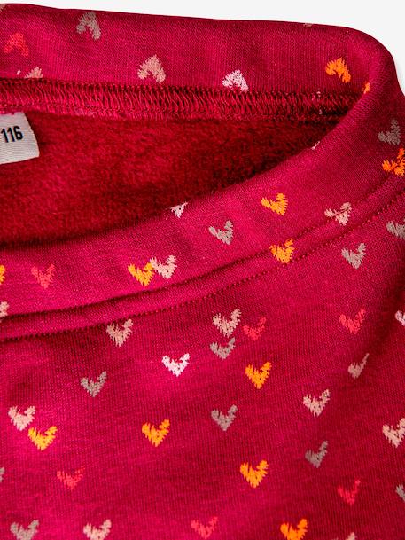 Leggings thermiques Happy Girls filles Coeurs grenadine+gris chiné+marine+rose poudré - vertbaudet enfant 