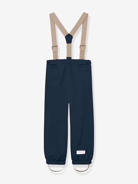 Pantalon de neige MATWILAS enfants MINI A TURE beige+bleu foncé+bleu grisé+marron+prune - vertbaudet enfant 
