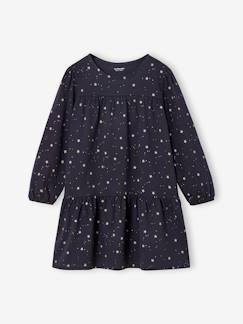-Robe fille imprimée étoiles brillantes