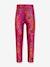Leggings thermiques filles Happy Girls imprimé brillant anthracite+grenadine - vertbaudet enfant 