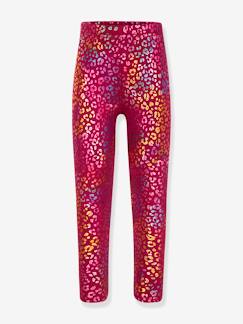 -Thermische legging voor meisjes met glanzende print Happy Girls