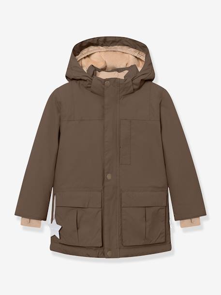Veste d'hiver avec doublure polaire MATKASTORIO Garçons MINI A TURE bleu foncé+kaki - vertbaudet enfant 