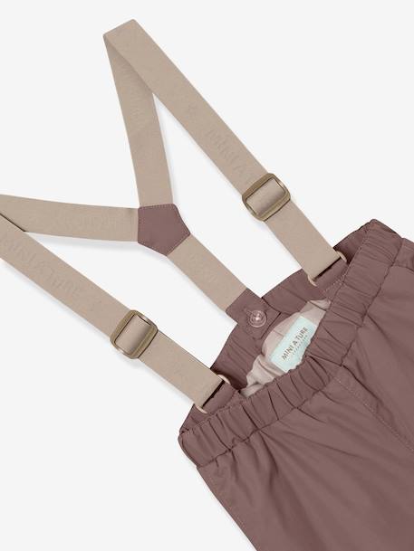 Pantalon de neige MATWILAS enfants MINI A TURE beige+bleu foncé+bleu grisé+marron+prune - vertbaudet enfant 