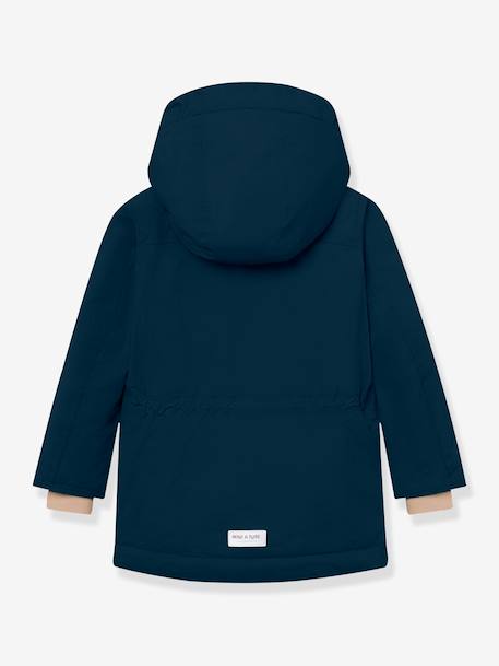 Veste d'hiver avec doublure polaire MATKASTORIO Garçons MINI A TURE bleu foncé+kaki - vertbaudet enfant 