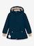 Veste d'hiver MATVELAJA fille MINI A TURE bleu foncé+prune - vertbaudet enfant 