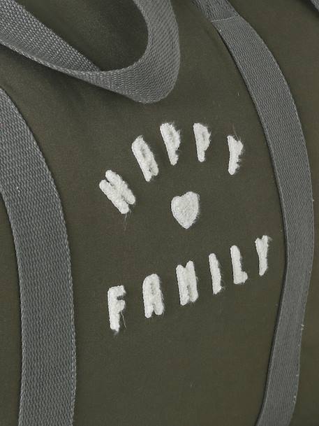 Sac à langer week-end MALAGA kaki+MARINE GRISE+sauge - vertbaudet enfant 