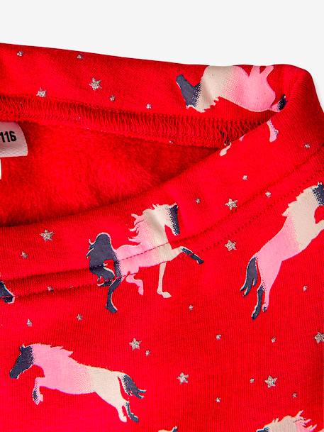 Leggings thermiques Happy Girls filles Chevaux marine+rose bonbon+rose poudré - vertbaudet enfant 