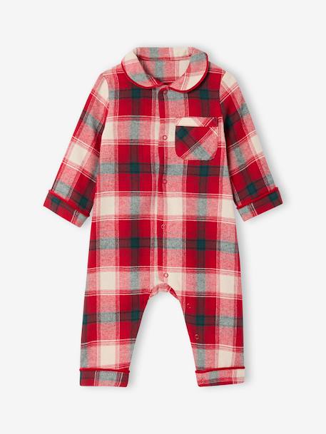 Pyjama bébé flanelle Noël capsule famille rouge - vertbaudet enfant 