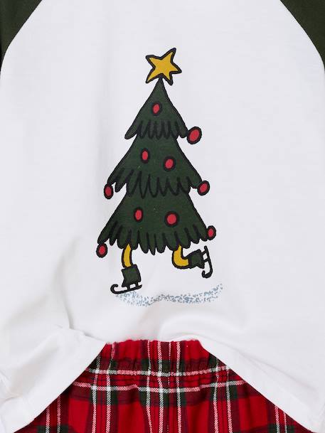 Kerst pyjamaset voor jongens met lange mouwen dennen - vertbaudet enfant 