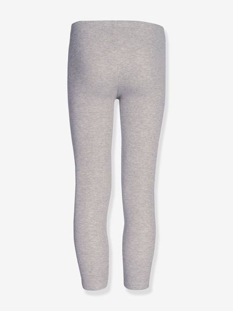 Thermoleggings voor meisjes HAPPY GIRLS Basic antraciet+gemêleerd grijs+grenadine+marineblauw+roze (poederkleur)+snoepjesroze+zwart - vertbaudet enfant 